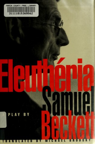 Cover of Eleutheria: a Play in Three Acts