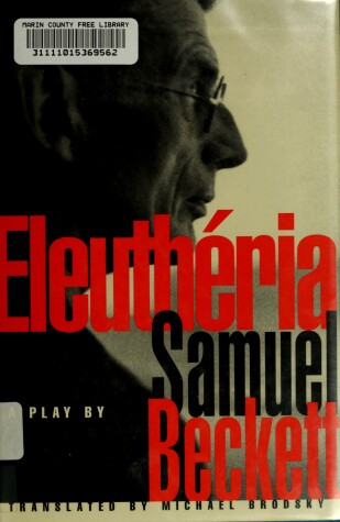 Book cover for Eleutheria: a Play in Three Acts