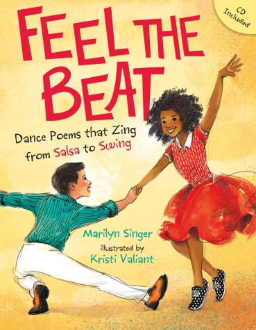 Book cover for Feel the Beat: Dance Poems that Zing from Salsa to Swing