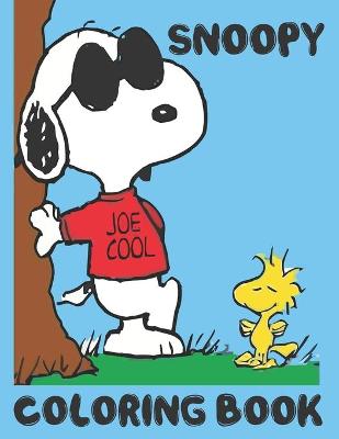 Book cover for Snoopy JOE COOL Coloring Book