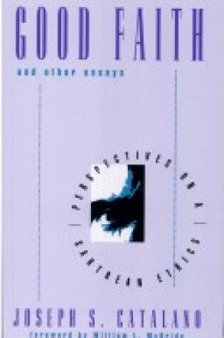 Cover of Good Faith and Other Essays