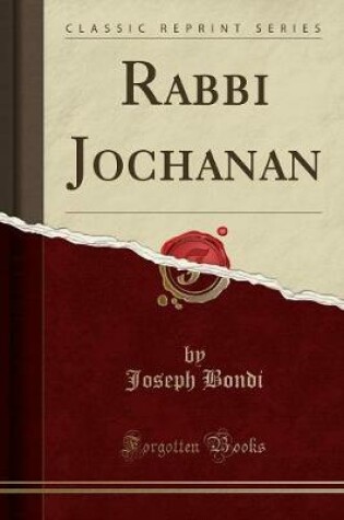 Cover of Rabbi Jochanan (Classic Reprint)