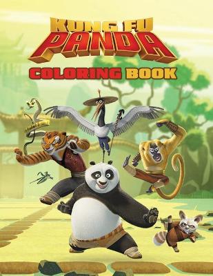 Book cover for Kung Fu Panda Coloring Book