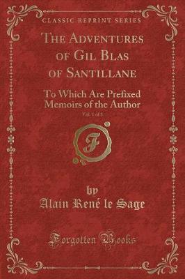 Book cover for The Adventures of Gil Blas of Santillane, Vol. 1 of 3