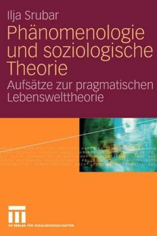 Cover of Phänomenologie und soziologische Theorie