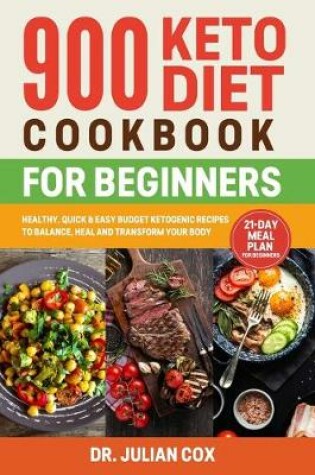 Cover of 900 Keto Diet Cookbook for Beginners