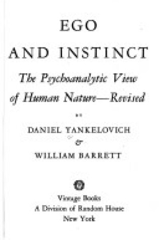 Cover of Ego & Instinct