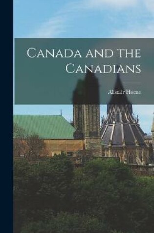 Cover of Canada and the Canadians