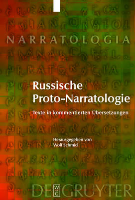 Cover of Russische Proto-Narratologie