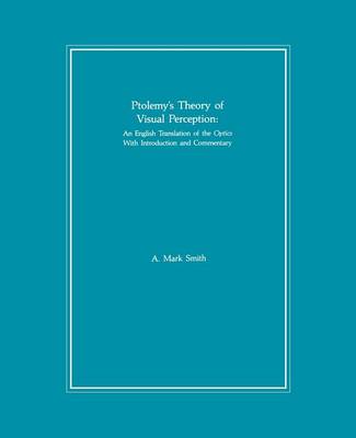 Cover of Ptolemy's Theory of Visual Perception