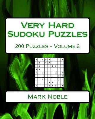 Cover of Very Hard Sudoku Puzzles Volume 2