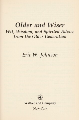 Cover of Older and Wiser