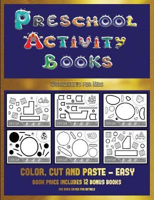 Book cover for Worksheets for Kids (Preschool Activity Books - Easy)