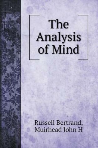 Cover of The Analysis of Mind