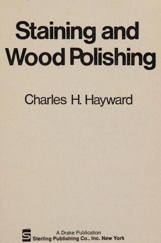 Cover of Staining & Wood Polishing