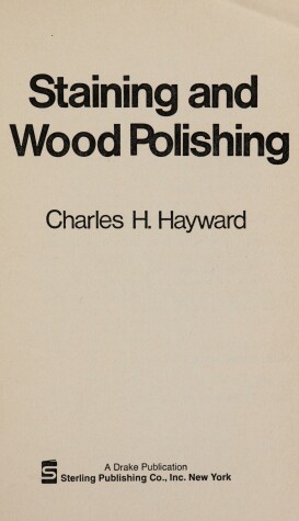 Cover of Staining & Wood Polishing