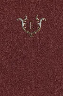 Book cover for Monogram "e" Meeting Notebook