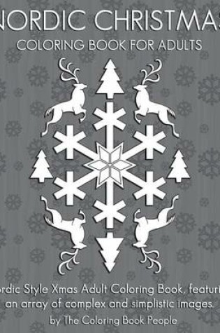 Cover of Nordic Christmas Coloring Book for Adults