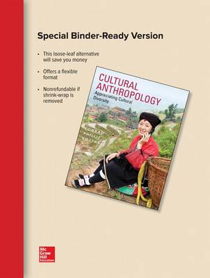 Book cover for Cultural Anthropology Loose Leaf Edition with Cultural Sketches: Case Studies in Anthropology