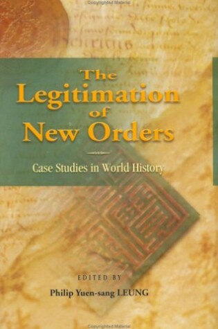 Cover of The Legitimation of New Orders