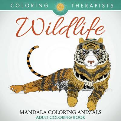 Book cover for Wildlife: Mandala Coloring Animals - Adult Coloring Book