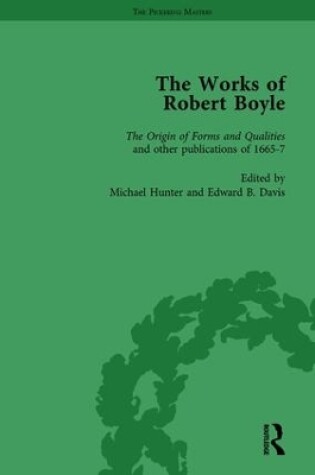 Cover of The Works of Robert Boyle, Part I Vol 5