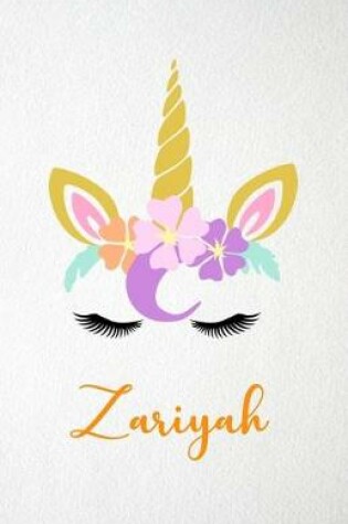 Cover of Zariyah A5 Lined Notebook 110 Pages