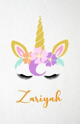 Book cover for Zariyah A5 Lined Notebook 110 Pages