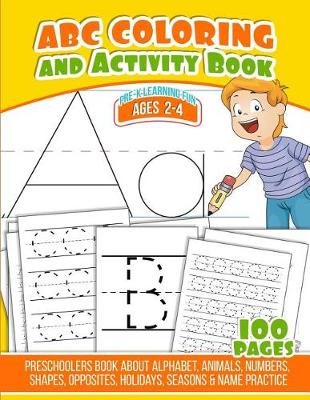 Book cover for ABC Coloring And Activity Book