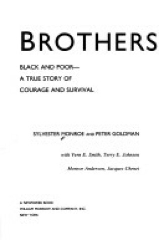 Cover of Brothers, Black and Poor