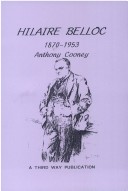 Book cover for Hilaire Belloc, 1870-1953