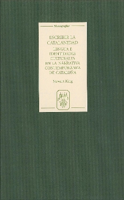 Book cover for Escribir la catalanidad