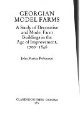 Cover of Georgian Model Farms