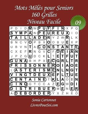 Book cover for Mots Meles pour Seniors - Grandes Tailles et Gros Caracteres - Niveau Facile - N Degrees09
