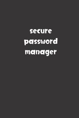 Book cover for Secure Password Manager