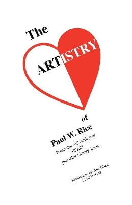 Book cover for The Artistry of Paul W. Rice in Poems That Will Touch Your Heart