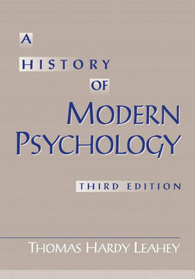 Book cover for A History of Modern Psychology