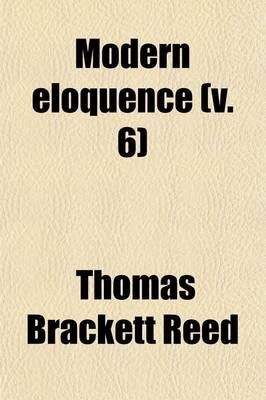 Book cover for Modern Eloquence (Volume 6); Lectures