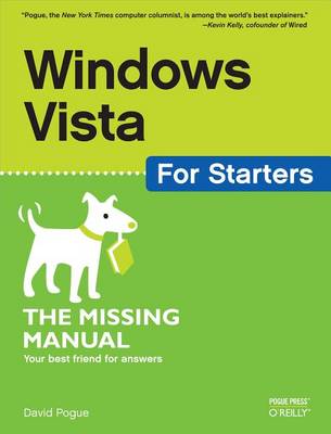 Cover of Windows Vista for Starters: The Missing Manual