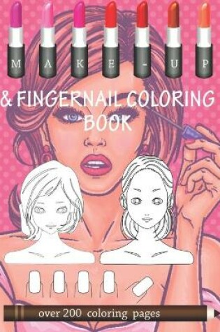 Cover of Makeup & Fingernail Colouring Book