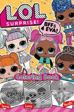 Cover of LOL Surprise Lines Spirals Heart Coloring Book