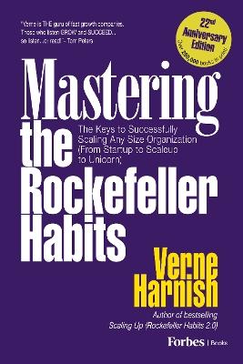Book cover for Mastering the Rockefeller Habits (22nd Anniversary)