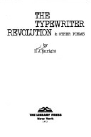 Cover of Typewriter Revolution and Other Poems