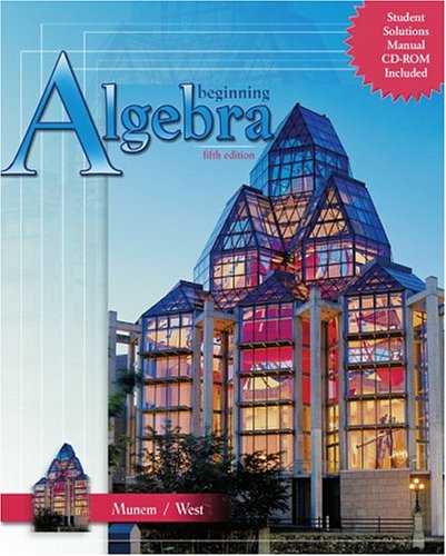 Book cover for Beginning Algebra