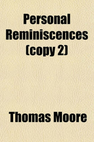 Cover of Personal Reminiscences (Copy 2)