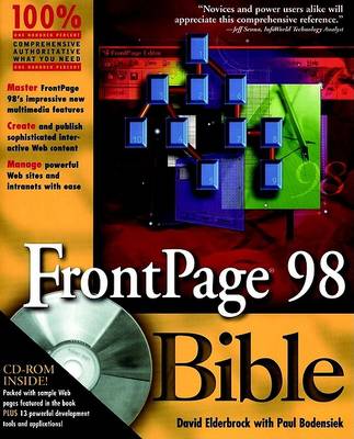 Cover of FrontPage 98 Bible