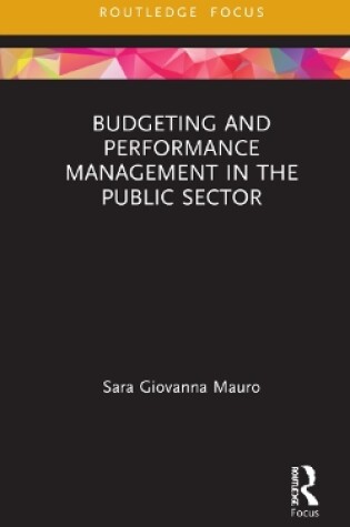 Cover of Budgeting and Performance Management in the Public Sector