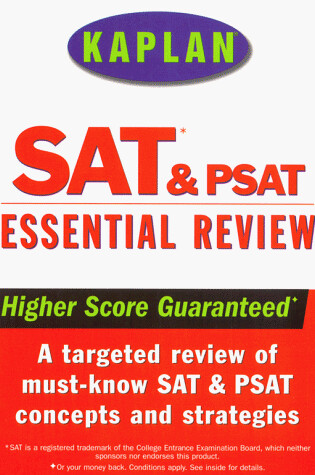 Cover of Sat and Psat Essential Review