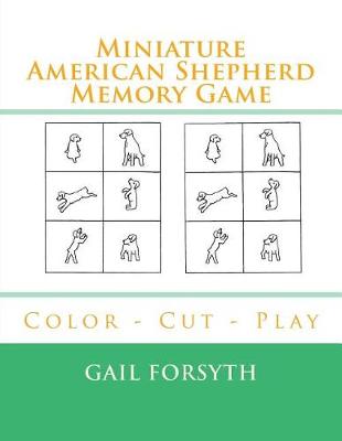 Book cover for Miniature American Shepherd Memory Game