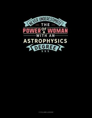 Book cover for Never Underestimate The Power Of A Woman With An Astrophysics Degree